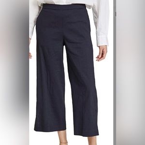 Theory Wide Pull On Pants in Linen